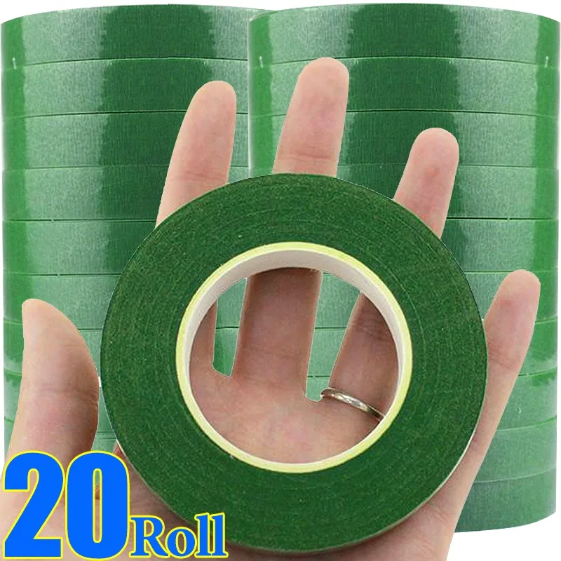 20/1Rolls Bouquet Floral Stem  - Floral Tape Green 리뷰 및 가격