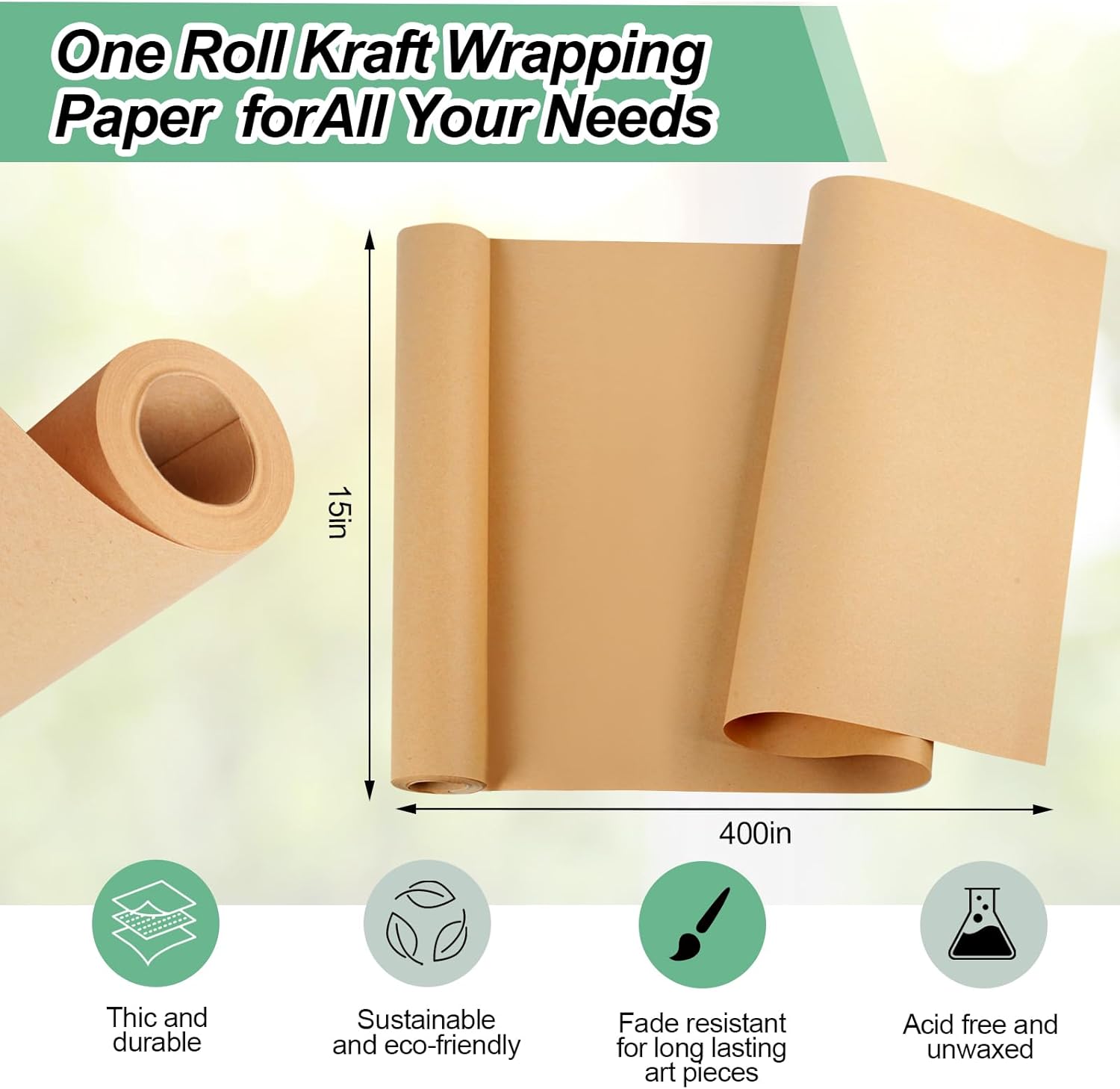 Kraft Paper Masking Paper Biod - Flower Wrap Kraft 리뷰 및 가격