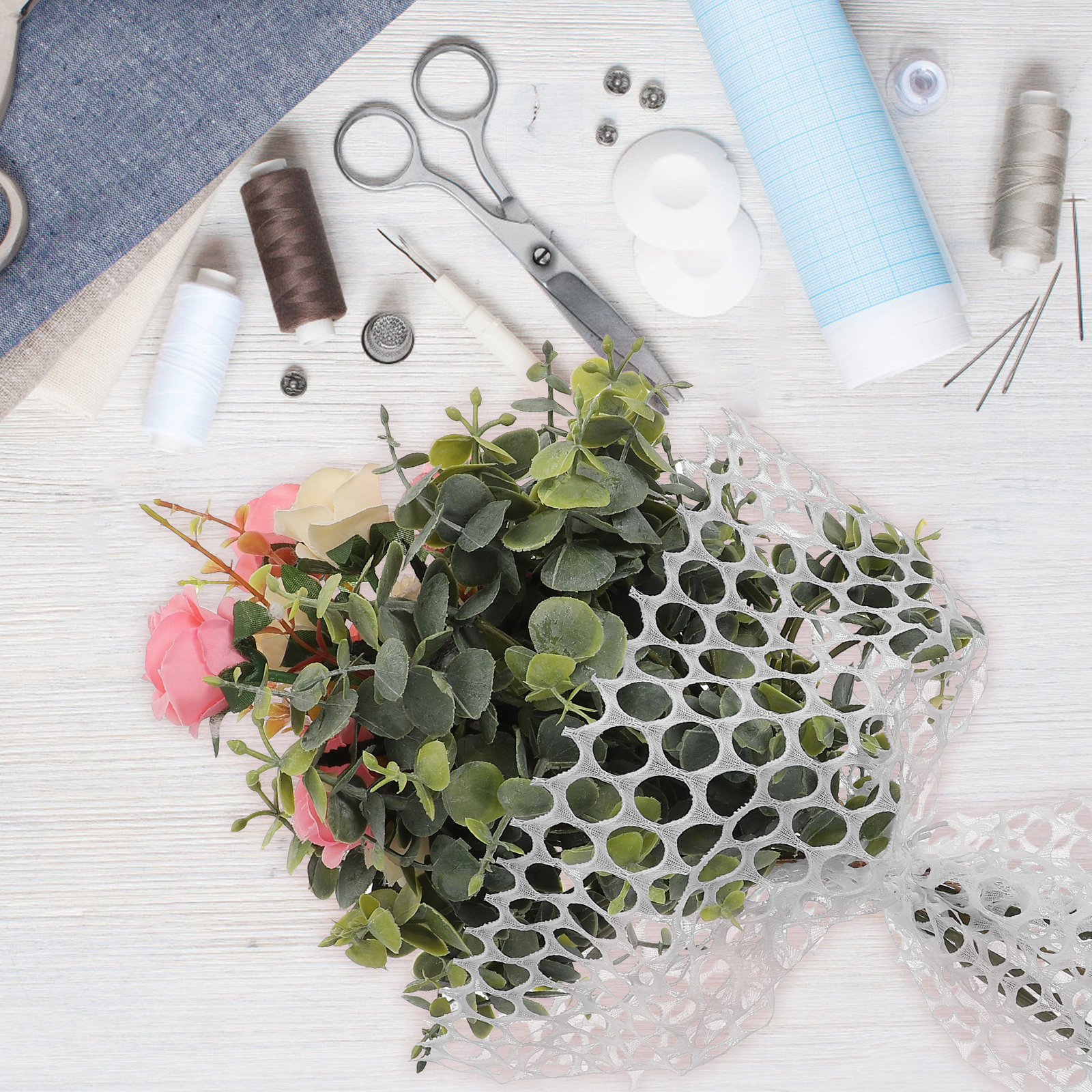 1 Roll Premium Polyester Flowe - Florist Flower Supply 리뷰 및 가격