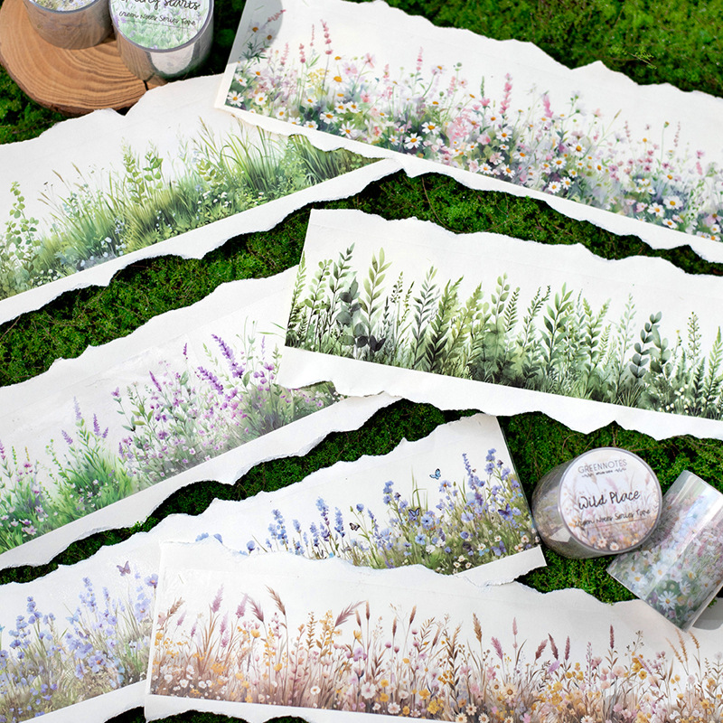 50mm*200cm Green Notes Series  - Floral Tape Green 리뷰 및 가격