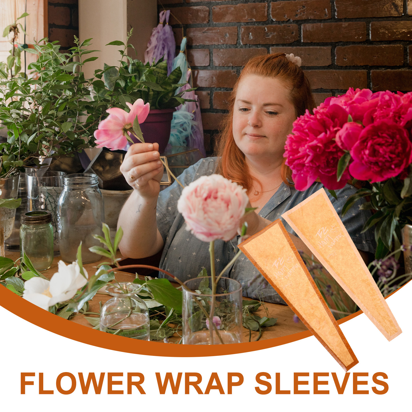 60Pcs Kraft Paper Flower Wrapp - Flower Wrap Kraft 리뷰 및 가격