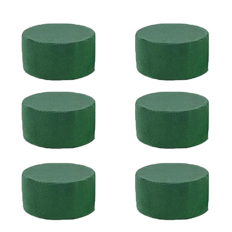 6Pcs Round Floral Foam Bricks  - Florist Flower Supply 리뷰 및 가격