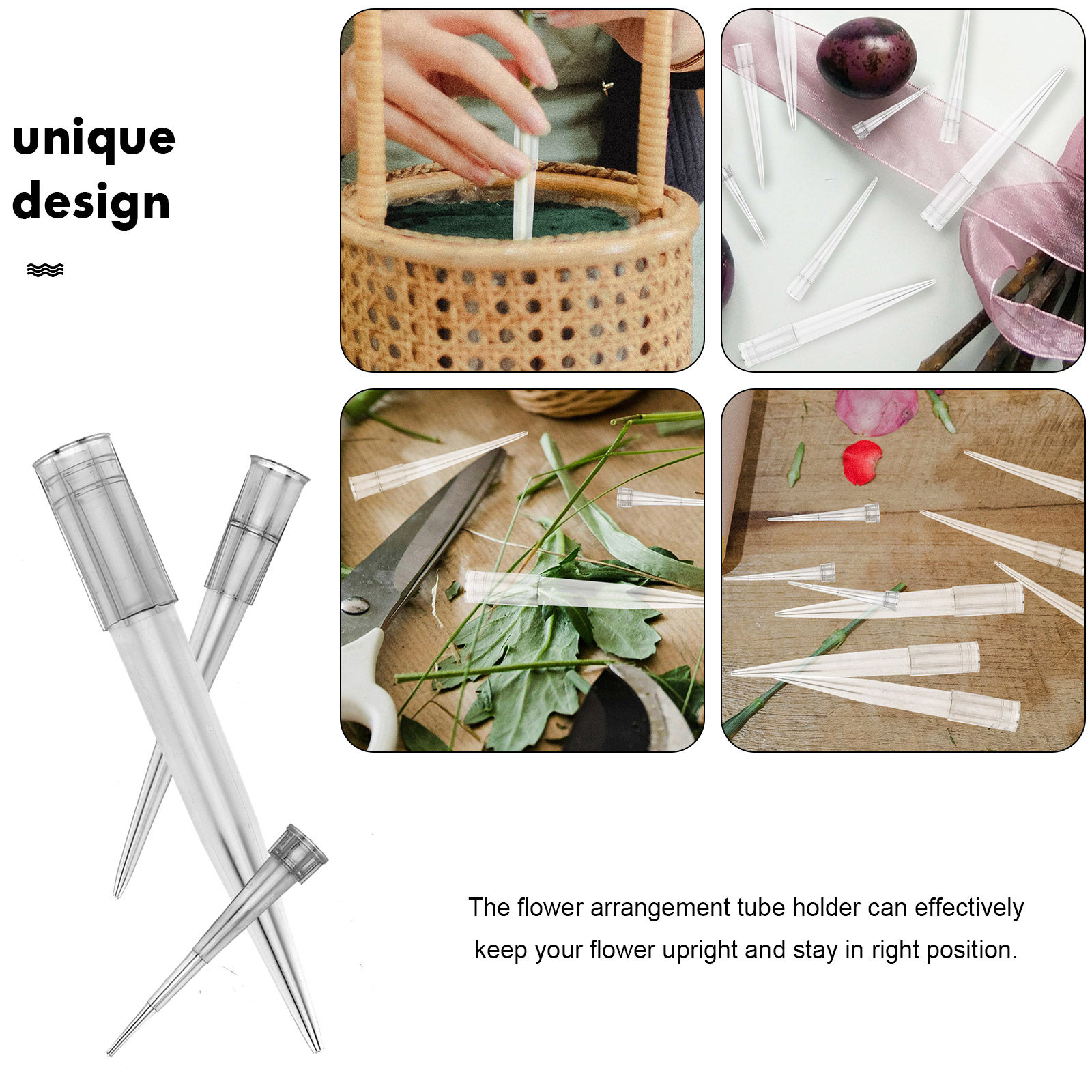 60Pcs Round Edge Smooth Floral - Florist Flower Supply 리뷰 및 가격