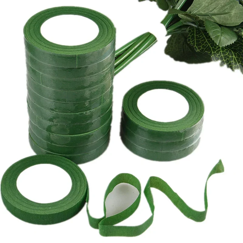 1-10rolls Bouquet Floral Stem  - Floral Tape Green 리뷰 및 가격