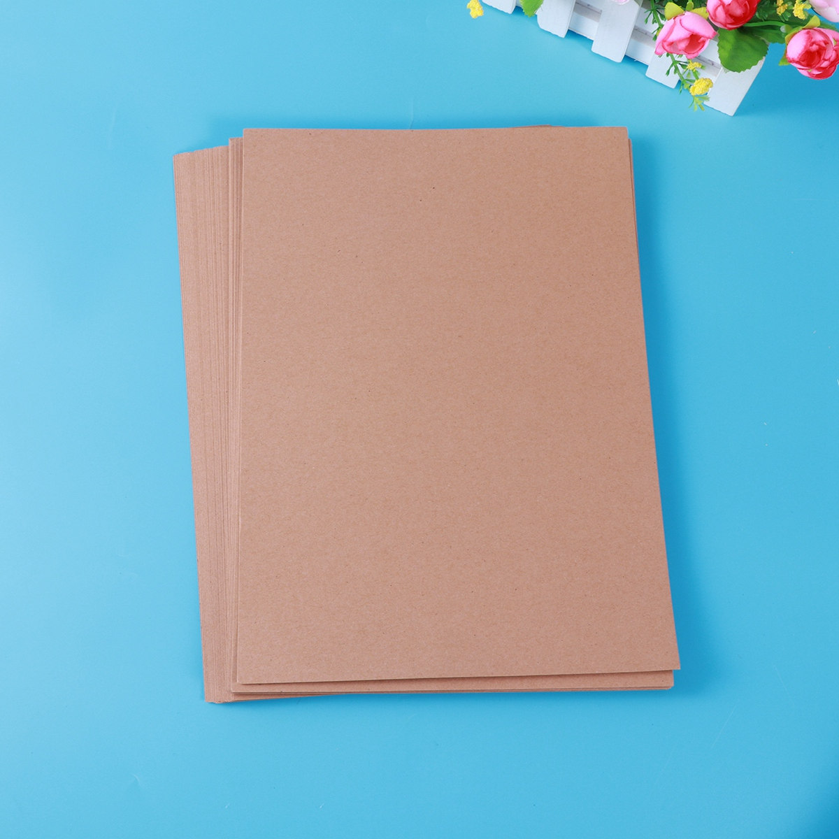50 Sheets A4 Brown Kraft Paper - Flower Wrap Kraft 리뷰 및 가격