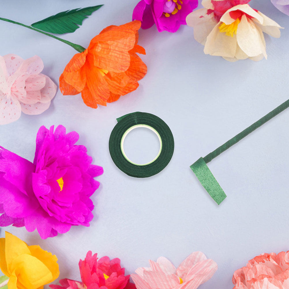 2 Rolls Green Floral Wrapping  - Floral Tape Green 리뷰 및 가격