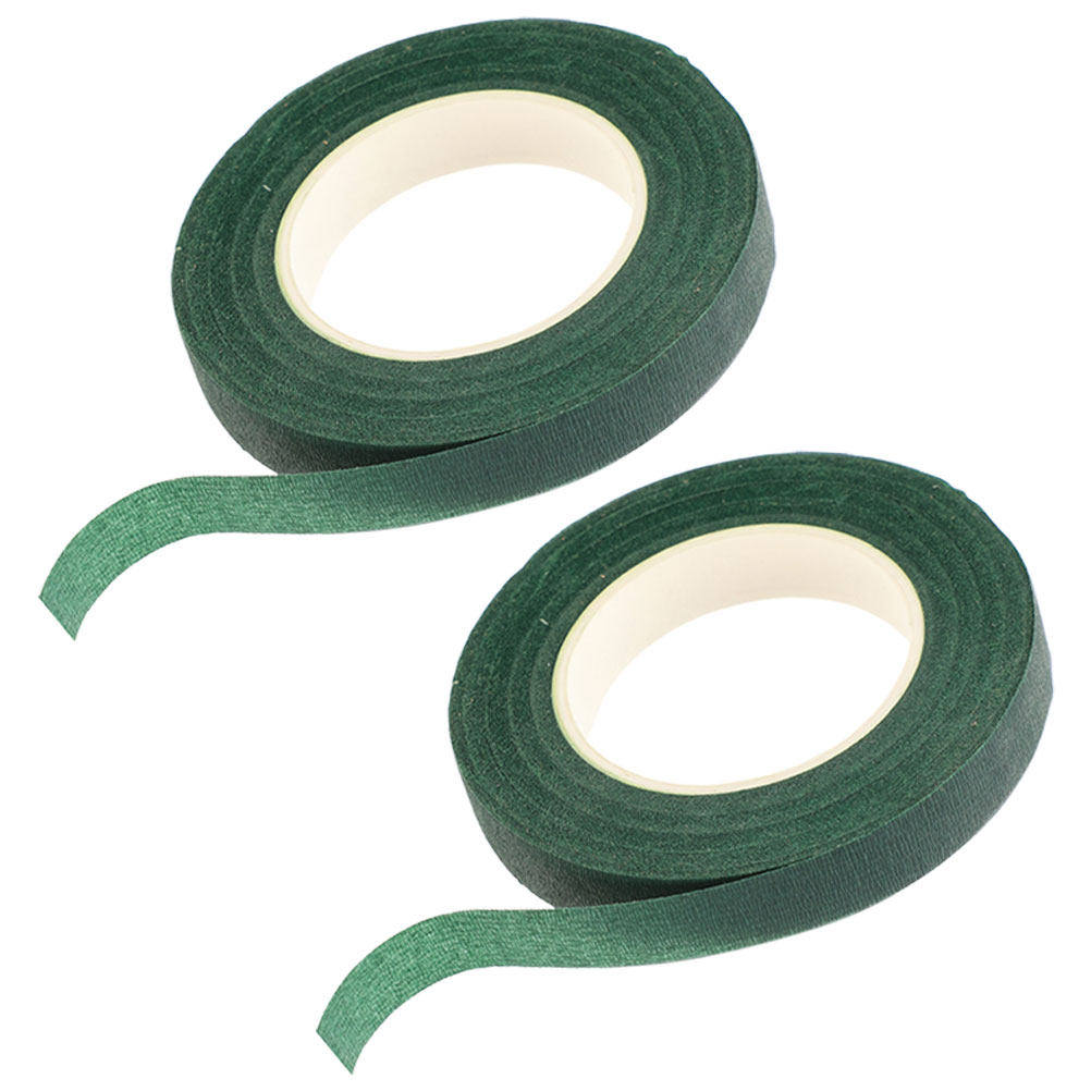 2 Rolls Green Floral Wrapping  - Floral Tape Green 리뷰 및 가격