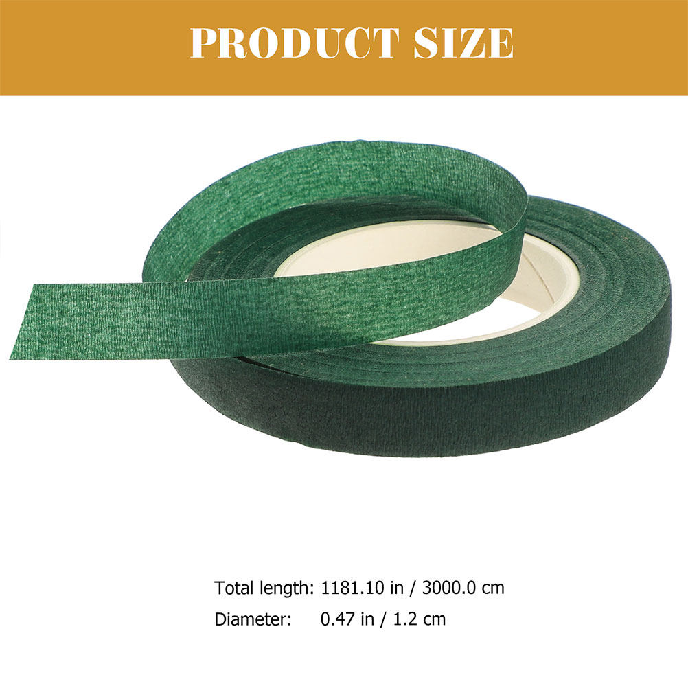 2 Rolls Green Floral Wrapping  - Floral Tape Green 리뷰 및 가격