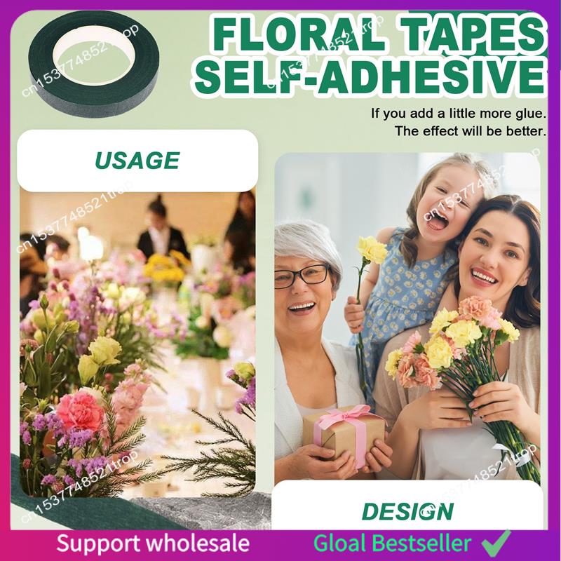 A38M 12 Pcs Floral Tape Floris - Floral Tape Green 리뷰 및 가격