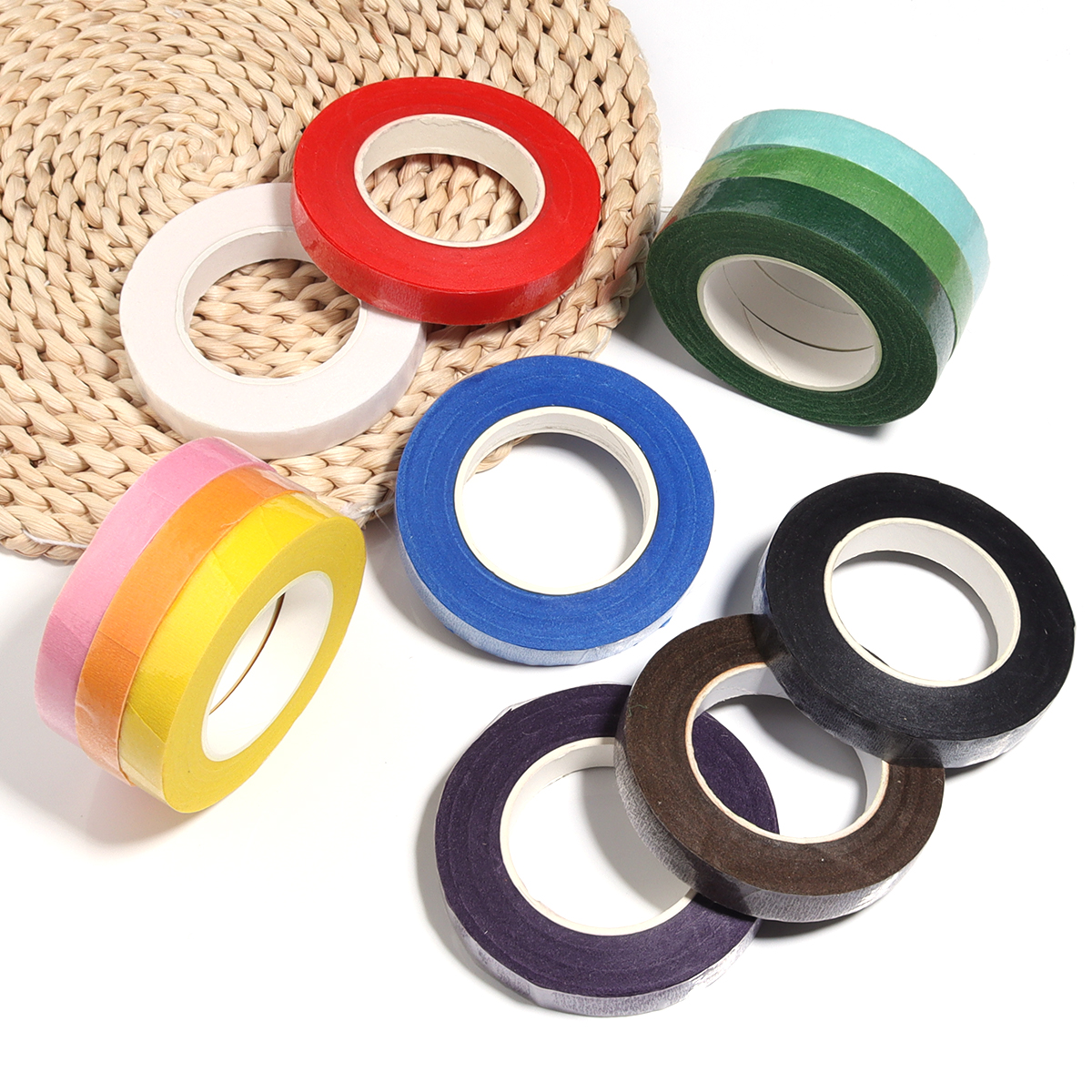 30 Yard 12MM Floral Stem Tape  - Floral Tape Green 리뷰 및 가격