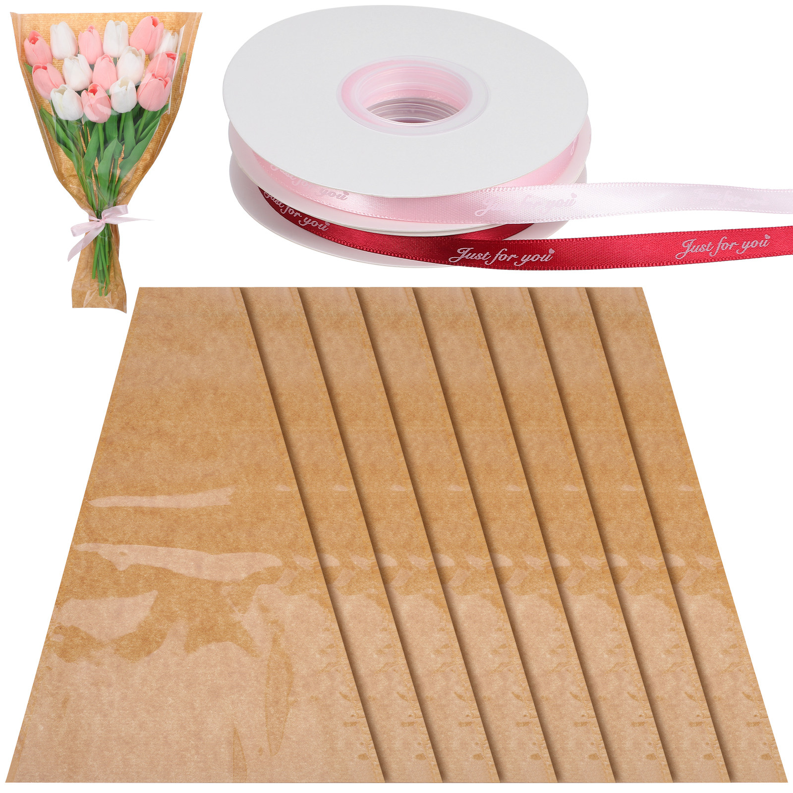 1Set Kraft Paper Flower Bags C - Flower Wrap Kraft 리뷰 및 가격
