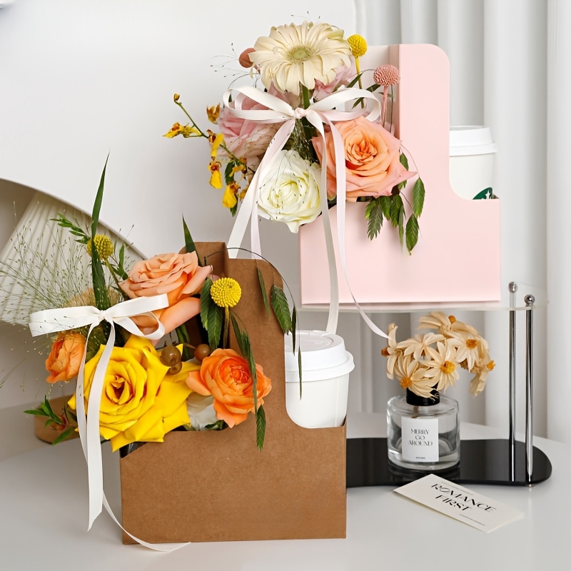 12pcs Pink Kraft Flower Gift B - Flower Wrap Kraft 리뷰 및 가격