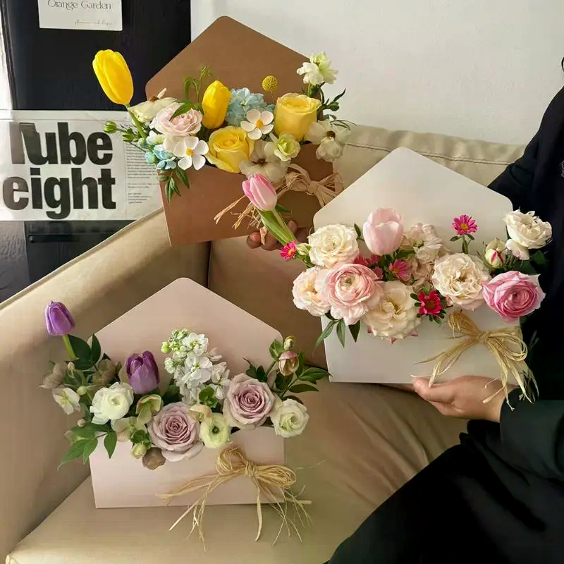 5Pcs Creative Envelope Flower  - Florist Flower Supply 리뷰 및 가격