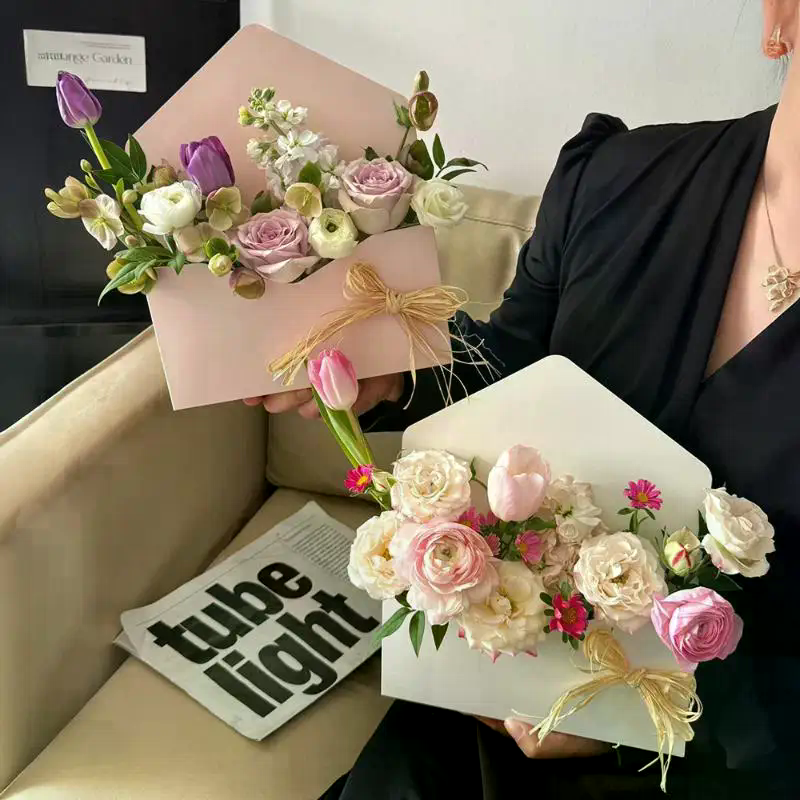 5Pcs Creative Envelope Flower  - Florist Flower Supply 리뷰 및 가격