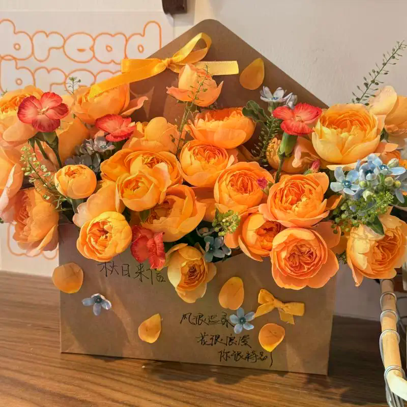 5Pcs Creative Envelope Flower  - Florist Flower Supply 리뷰 및 가격