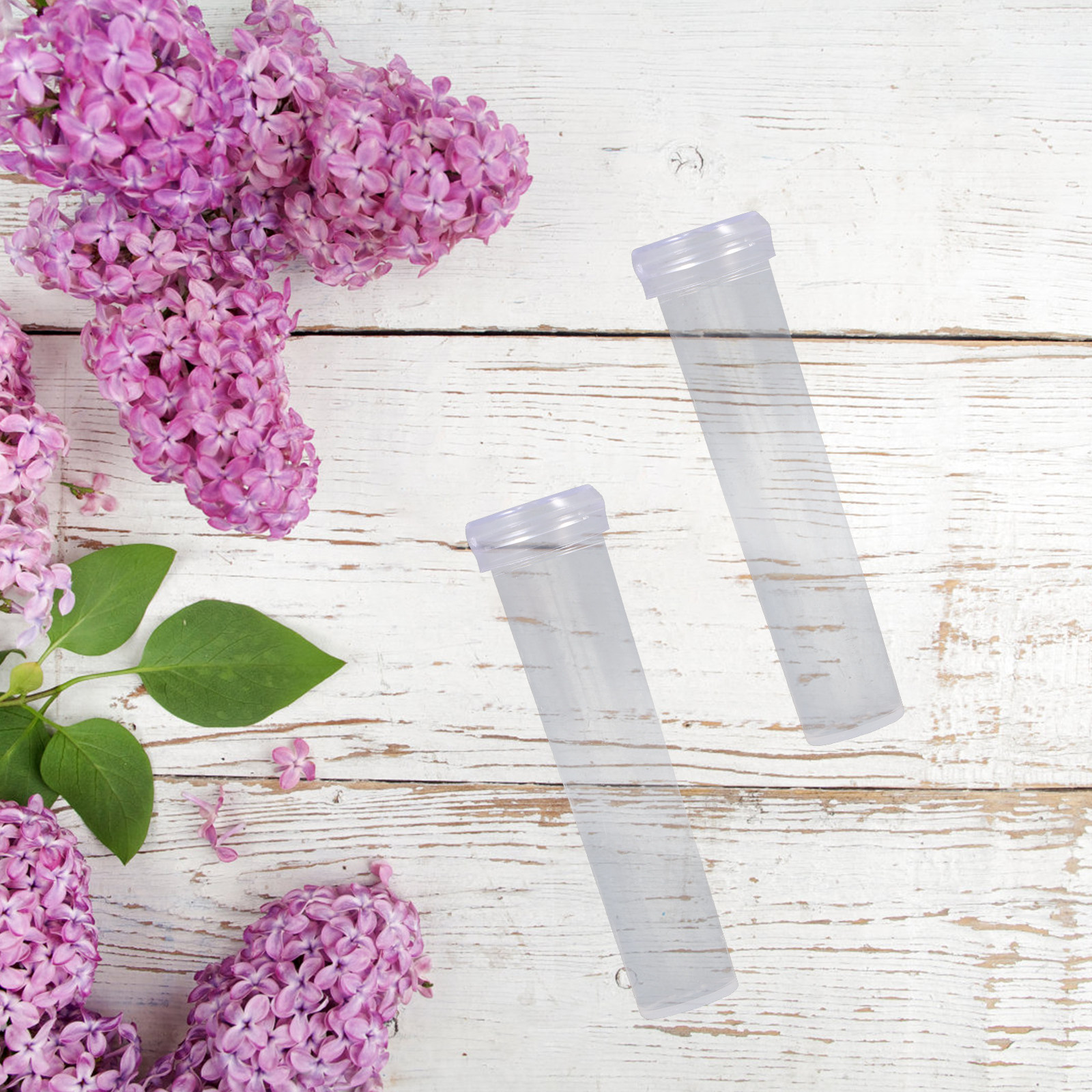 100Pcs Flower Tube Set Transpa - Florist Flower Supply 리뷰 및 가격