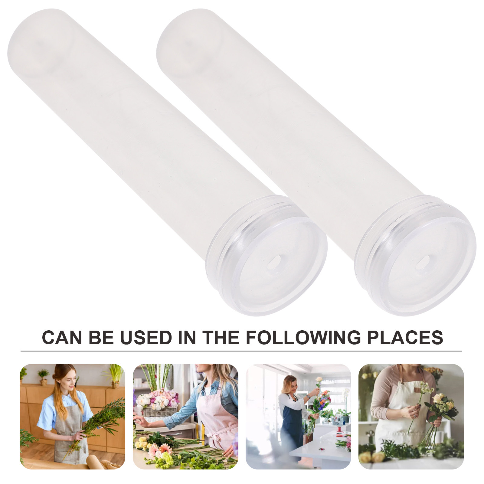 100Pcs Flower Tube Set Transpa - Florist Flower Supply 리뷰 및 가격