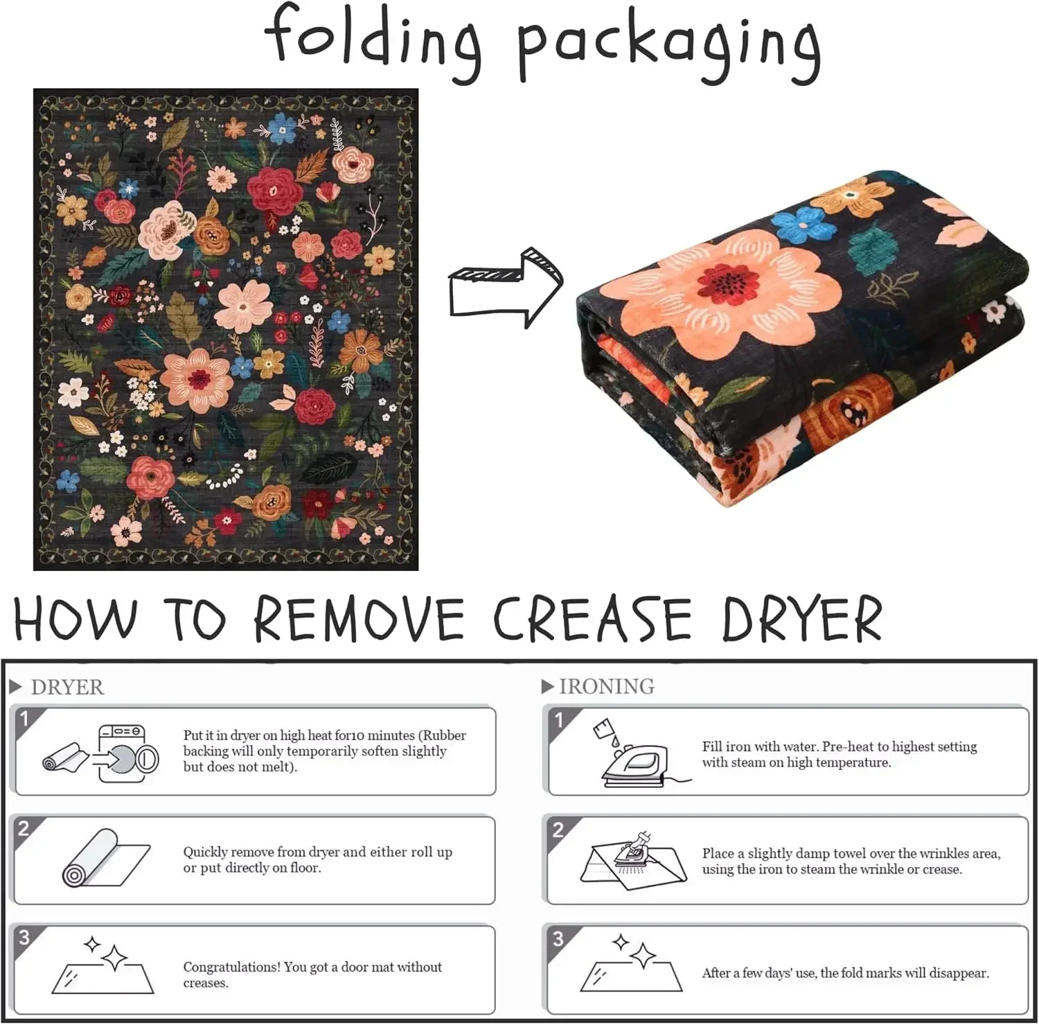 Corridor Carpet Runner Rug Mac - Floral Tape Green 리뷰 및 가격